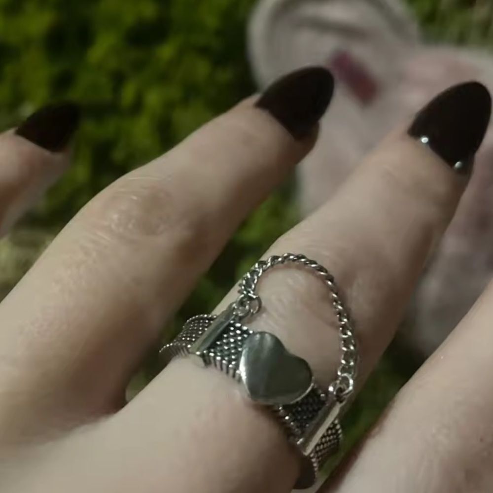The Unchain My Heart Ring in antiqued Tibetan Silver 925